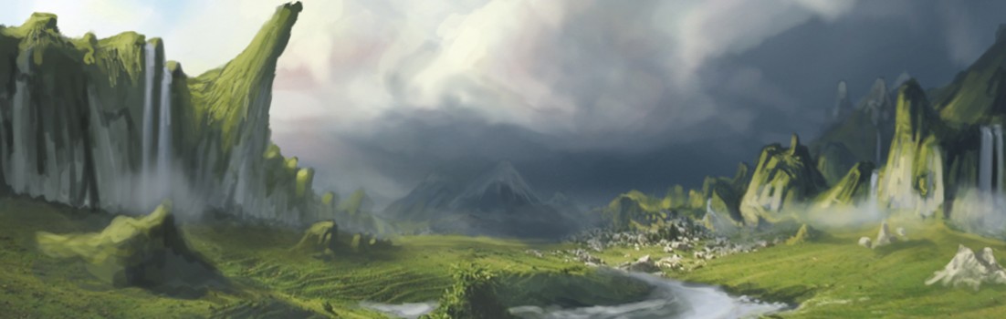 Tal, ein Sturm zieht herauf (Copyright by highdarktemplar)